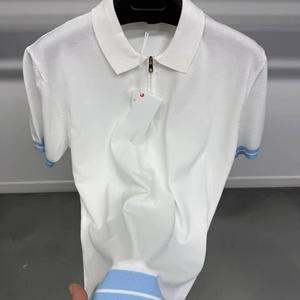 T-shirt en coton uni pour homme, manches courtes, col rond, décontracté, respirant, écologique, OEM ODM, logo personnalisé sur le devant, grandes tailles - Product Image 1
