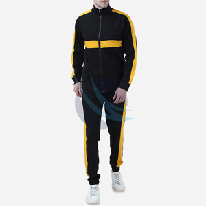 ชุดกีฬาสองชิ้นใส่สบายสำหรับผู้ชายกางเกงจ็อกเกอร์ทรงสลิมฟิตสำหรับฝึกซ้อมและออกกำลังกายลำลองพร้อมดีไซน์พิมพ์ลาย - Product Image 5