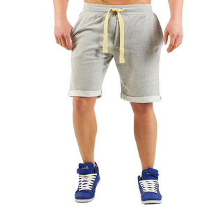 กางเกงขาสั้นผู้ชาย ผ้าฟลีซโพลีเอสเตอร์ 360 กรัม เนื้อผ้านุ่ม สวมใส่สบาย สตรีทแวร์ เอวยางยืด ระบายอากาศ กันลม มีเชือกผูก - Product Image 4