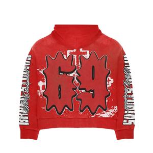 Sudaderas con capucha estilo holgado de gran tamaño para Hombre Nuevo diseño 100% algodón polar hombres Sudadera con capucha de talla grande - Product Image 4