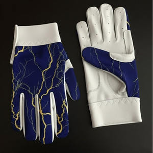 100% Pure Leather US Famous Design Baseball <b>Batting</b> <b>Gloves</b> Custom High Quality Customized Leather Baseball <b>Batting</b> <b>Gloves</b> 2026 - Product Image 4
