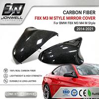 Coque de rétroviseur latéral en fibre de carbone pour BMW M3 M4 F8X M Style 2014-2021 LHD S9