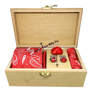 Conjunto de Corbata, Gemelos y Pañuelo de Bolsillo para Hombre |   Conjunto de Corbata |   Accesorios de Moda en Múltiples Colores |   Fabricante de la India, Calidad Premium - Product Image 3