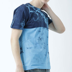 Chemises à logo personnalisé pour hommes tissées de sublimation respirantes et colorées pour les sports d'été, le fitness et le style de vie. - Product Image 2