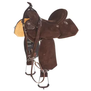 Factory Wholesale Adjustable horse saddle Leather Saddle Western English Horse Saddle Real Leather Horse Riding Products 2023