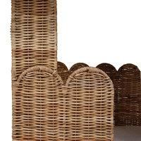 Maison pour animaux de compagnie en rotin faite à la main avec toit, meubles d'intérieur pour animaux de compagnie de style bohème, abri confortable et décoratif pour animaux de compagnie pour la maison