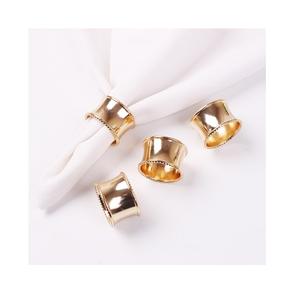 ที่ใส่ผ้าเช็ดปากที่ทำจากโลหะสีสำหรับงานแต่งงานอุปกรณ์ในบ้านและโรงแรม - Product Image 1