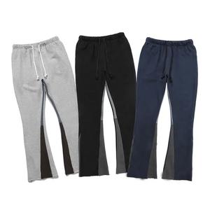 Custom Flare Track Pants Streetwear French Terry <b>Fleece</b> Polyester/Cotton Punk Style Baggy <b>Joggers</b> <b>Men</b> Winter Heavyweight - Product Image 5