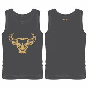 เสื้อกล้ามออกกำลังกายผู้ชาย ผ้าโพลีเอสเตอร์/คอตตอน แห้งเร็ว ระบายอากาศดี เป็นมิตรกับสิ่งแวดล้อม คอกลม แขนกุด ทรงสปอร์ต - Product Image 6