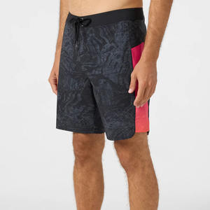 Shorts de Playa para Hombre, Cómodos, de Secado Rápido, Tela Elástica de Lona, Transpirables, con Cordón, Logotipo Frontal, para Deportes de Playa, Fitness y Surf - Product Image 3