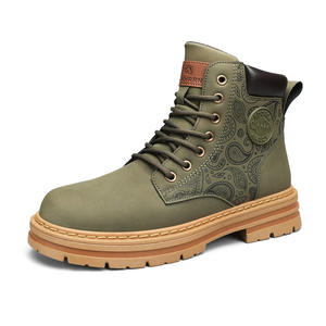 Botas de Senderismo Cómodas para Hombre, Uso en Exteriores, Altura Media de Pantorrilla, Forro de Malla Impermeable y Antideslizante - Product Image 2