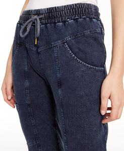 กางเกงจ็อกเกอร์ผ้าฟอกสีคุณภาพสูงสำหรับผู้หญิง สกรีนโลโก้ได้ตามต้องการ เหมาะสำหรับวิ่งและออกกำลังกาย มีทุกขนาด - Product Image 6