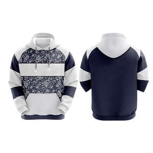 Épaule tombante personnalisée grande taille streetwear unisexe surdimensionné pull à capuche de haute qualité sweats à capuche en éponge française - Product Image 1
