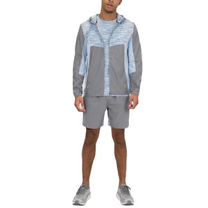 Ropa de calle de nailon con logotipo personalizado, chándal vintage, nueva moda, conjunto de 2 piezas para correr, chaqueta cortavientos reflectante, chándal para hombre - Product Image 4