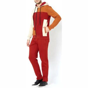 Hiver Hommes Survêtement Mode Hommes 2 Pièces Ensemble Sweatshirt + Pantalon de Survêtement Sportswear Zipper Casual Hommes Vêtements - Product Image 3