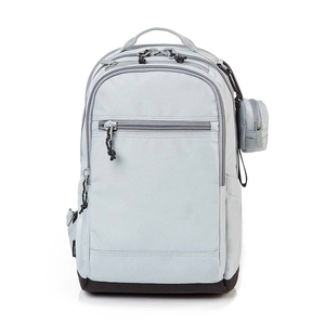 <b>Simple</b> Fashionable Waterproof Multifunctional Unisex <b>Backpack</b> for College High School Students Durable Polyester Vietnam Zipper - Product Image 2