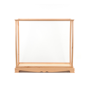 Vitrine en bois massif pour décoration de maison de modèle de bateau de taille moyenne pour le salon (91.4Lx33Wx80H cm) - Product Image 1