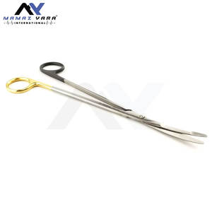 Ciseaux Gorney 8 pouces incurvés Super Cut Allemagne avec manche plaqué noir et or Ciseaux chirurgicaux de qualité supérieure Meilleure vente - Product Image 5