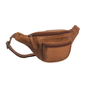 Sac de ceinture en cuir de vache pleine fleur vintage de luxe unisexe avec logo personnalisé ceinture de hanche de course personnalisée pour les voyages en plein air - Product Image 4