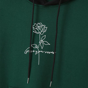 2025 sweat-shirt pull confortable pour hommes avec logo personnalisé meilleure qualité sweat à capuche en tissu thermique à coupe ample conception Simple prix de quantité minimale de commande bas - Product Image 6