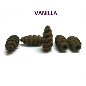 Global Exports of Vanilla Fragrance Screw <b>Backflow</b> <b>Incense</b> <b>Cones</b> in Bulk ( Brown ) - Product Image 1
