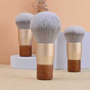 High-end Cosmetic Single Powder Face Brush Soft Synthetic Loose Powder Brush Highlight <b>Makeup</b> Private Label Beauty Accessories - Product Image 4