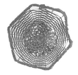 Handmade Round Shape Metal <b>Gift</b> <b>Hamper</b> Basket Superior Quality Gold Color Metal <b>Wedding</b> Basket in India - Product Image 3