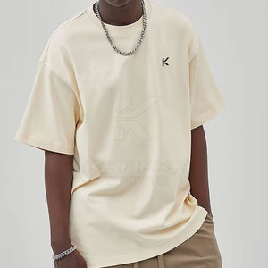 T-shirt surdimensionné pour homme, coupe classique, style urbain tendance, 100% coton, léger et confortable, tenue d'été - Product Image 2