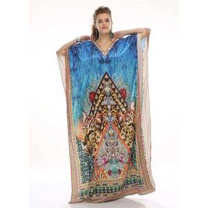 ชุดเดรสคาฟตันแบบชนเผ่า georgette น้ำหนักเบาทรงหลวมใส่สบายชุดฤดูร้อน - Product Image 6