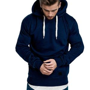 Men's Winter Pullover Hoodies | OEM/ODM Custom Logo Puff Printing | Wholesale 100% Cotton <b>Fleece</b> Eco-Friendly Waterproof Hoodies - Product Image 5