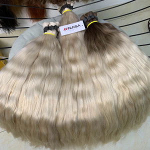 Extensiones de Cabello Humano Virgen Vietnamita 100%, Liso, 8 Pulgadas, 12A, Diseño Libre, Color Oscuro, Super Double Drawn, 20 kg - Product Image 1