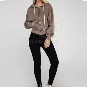 Plus Size Fashion Clothing Acid Wash <b>Hoodies</b> Premium Quality Fashionable <b>Women</b> Acid Wash <b>Hoodies</b> - Product Image 6