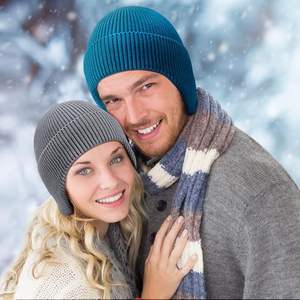 Gorro de Invierno Térmico de Moda con Forro Polar, Diseño de Punto Elegante, Unisex, para Deportes al Aire Libre, Campamento, Uso Diario, Viajes - Product Image 5