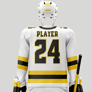 Uniformes de hockey sur glace personnalisés de qualité supérieure, respirants, 100% polyester, prix de gros pour les équipes, impression par sublimation - Product Image 6