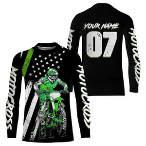 Diseño personalizado de alta calidad Ropa de carreras Motocross Jersey Servicio OEM Secado rápido Tallas grandes Suelto Jersey de carreras ajustado para jinetes - Product Image 6
