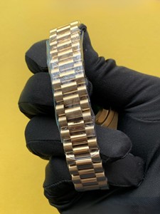 Estilo antiguo 41mm Esfera romana dorada Reloj automático hecho mecánico de acero inoxidable para hombres Moda a precio al por mayor - Product Image 4