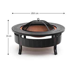 เตาย่างบาร์บีคิวพร้อมถาดสำหรับย่างสุนัขจิ้งจอกให้ความร้อนมัลติฟังก์ชันกลางแจ้ง - Product Image 2