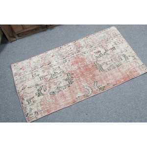 พรมวินเทจ พรมขนาดเล็ก 1.9x3.6 ฟุต พรมลายจุดสีแดง - Product Image 2