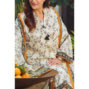 Conjunto de Traje de 3 Piezas Estampado para Mujer con Dupatta, Modelo CL-62115B - Product Image 4