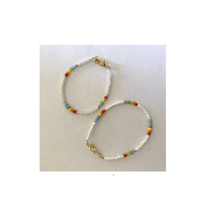 Pulseras bohemias Brazalete de cuentas doradas para mujer Pulseras apilables Joyería Venta caliente - Product Image 6