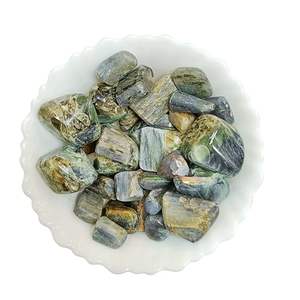 Piedras caídas de cianita azul a granel al por mayor, cristales curativos pulidos naturales para meditación y decoración de energía Reiki - Product Image 4