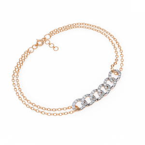 Fabulous 18k Solid <b>Gold</b> Lab Grown Diamond Women's Round Brilliant Cut Bracelet & <b>Bangle</b> - Product Image 4