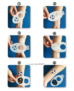 Stencil per Trucco Temporaneo Natalizio con Disegni di <span class=keywords><strong>Albero</strong></span> di Natale e Pupazzo di Neve per Decorazioni Festive e Tatuaggi Temporanei - Product Image 5