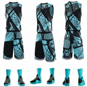 2024 haute qualité pour short de basket-ball grande taille en gros Logo personnalisé brodé maille respirante Anti-UV séchage rapide - Product Image 2