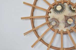 Hot Sale Unique Design <b>Rattan</b> <b>Mirror</b> Boho Modern Style Handmade Wall <b>Mirror</b> Decor Vietnamese Supplier Wholesale - Product Image 2