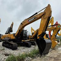 Excavatrice sur chenilles Sany SY245H Pro d'occasion avec moteur Isuzu, en stock, pour travaux de terrassement et de construction légère
