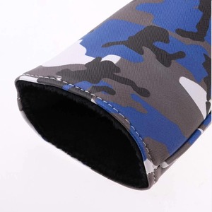 Hoja de cuero Mazo Imán OEM Personalizado Golf Madera Conductor Putter Hierro Cubiertas Golf Club Cubierta Golf Head Cover Impermeable - Product Image 3