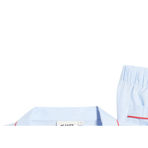 Pigiama Classico Blu in Cotone Sleepy Jones da Donna, Taglia S, Morbido Popeline con Bottoni e Coulisse, Personalizzabile per l'Abbigliamento da Casa Primaverile - Product Image 2