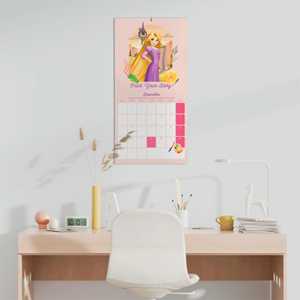 Calendario de Pared y de Mesa Disney Princess 2025, Impresión en Papel, Planificador con Reloj para Uso en Oficina - Product Image 2