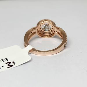 14K Hallmark แหวนเพชรสำหรับสุภาพสตรีที่ปลูกแล้ว IGI ได้รับการรับรอง G-H - Product Image 4